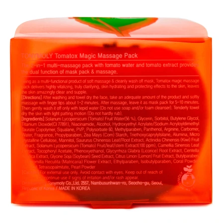 Освітлююча маска для обличчя Tony Moly Tomatox Magic Massage Pack Томатна 80 мл: ціни та характеристики