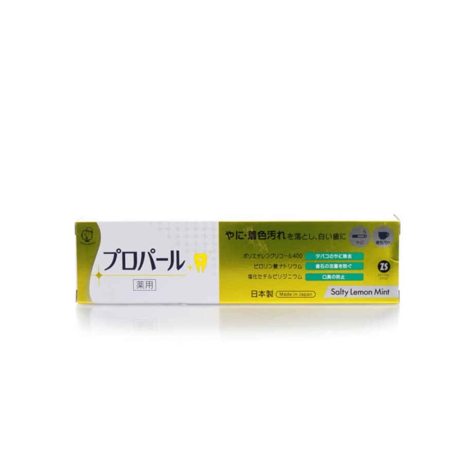 Отбеливающая зубная паста Zettoc Pro Pearl Salty Lemon Mint Toothpaste со вкусом лимона и мяты 100 мл: цены и характеристики