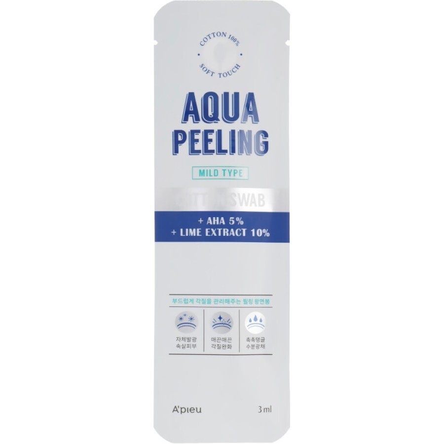 Палочка-пилинг A'pieu Aqua Peeling Cotton Swab, 3 мл : цены и характеристики