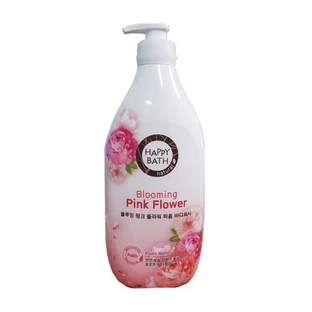 Парфюмированный гель для душа Happy Bath Pink Flower с ароматом цветов пиона, 1200 мл