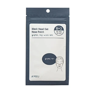 Патчи для носа против черных точек Apieu Black Head Out Nose Patch Set, 10 шт 