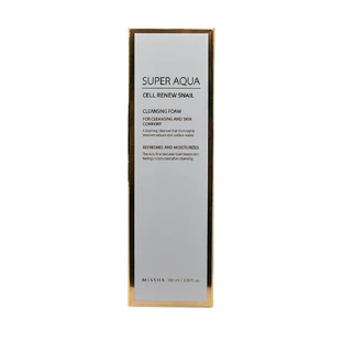 Пенка для умывания Missha Super Aqua Cell Renew Snail Cleansing Foam, 100 мл