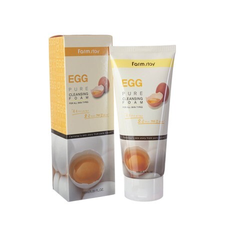 Пінка очищувальний із яєчним екстрактом FarmStay Egg Pure Cleansing Foam, 180 мл