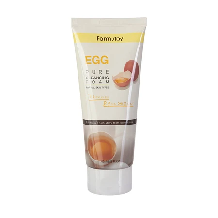 Пінка очищувальний із яєчним екстрактом FarmStay Egg Pure Cleansing Foam, 180 мл: ціни та характеристики