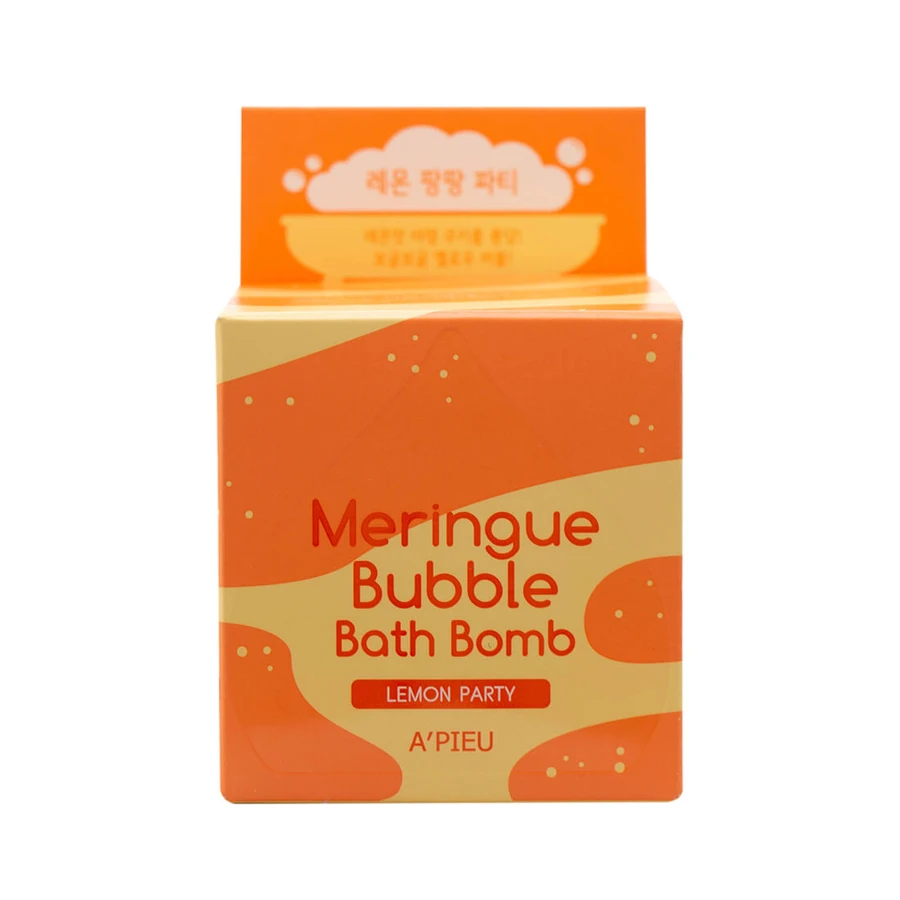 Пенная бомбочка для ванны A'pieu Meringue Bubble Bath Bomb Lemon Party, 100 г: цены и характеристики