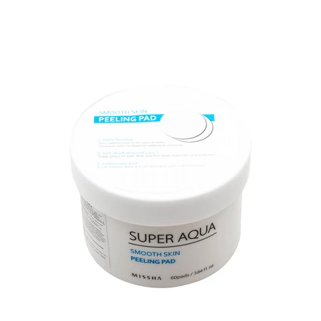 Пілінг-диски для обличчя Missha Super Aqua Smooth Skin Peeling Pad, 60 шт: ціни та характеристики