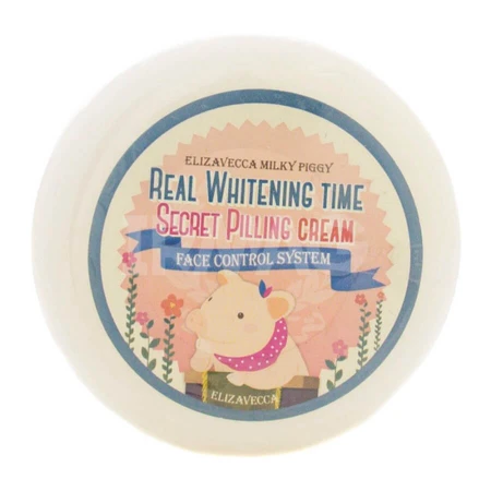 Пілінг-крем для обличчя від пігментних плям Elizavecca Milky Piggy Real Whitening Time Secret Pilling Cream, 100 мл: ціни та характеристики