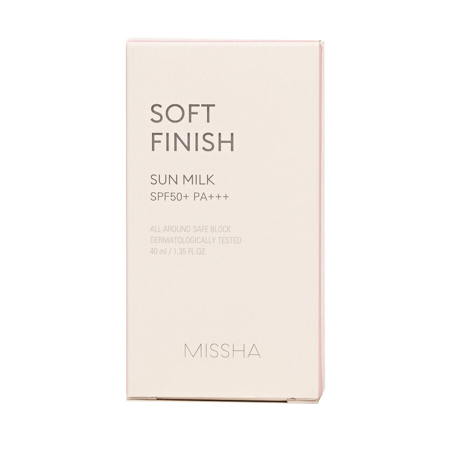 Сонцезахисне молочко Missha All Around Safe Block Soft Finish Sun Milk SPF50+/PA+++, 40 мл: ціни та характеристики