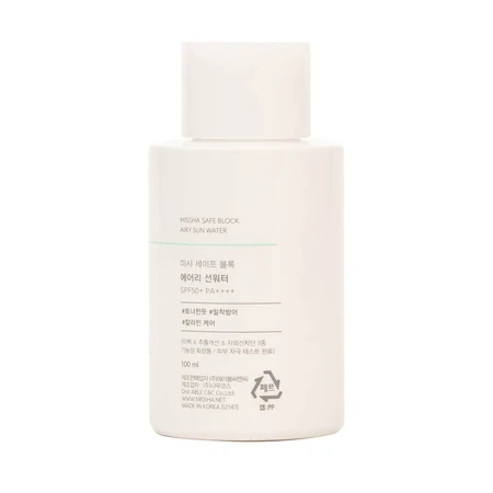 Солнцезащитное молочко Missha Safe Block Airy SPF50 +/PA ++++, 100 мл: цены и характеристики