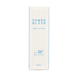 Сонцезахисний гель A'pieu Power Block Aqua Sun Gel SPF50+/PA++++, 50 мл