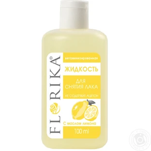 Средство для снятия лака Florika Лимон, 100 мл