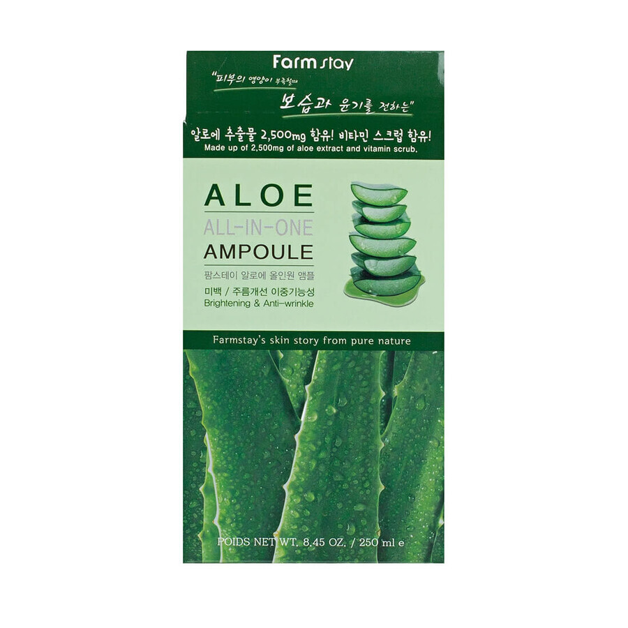 Сыворотка многофункциональная с алоэ FarmStay All-In-One Aloe Ampoule, 250 мл: цены и характеристики