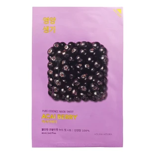 Тканевая маска для лица Holika Holika Pure Essence Mask Sheet Acaiberry с ягодами асаи, 20 мл