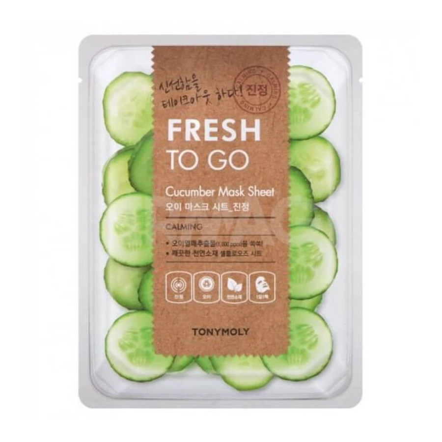 Тканевая маска для лица Tony Moly Fresh To Go с экстрактом огурца, 22 г: цены и характеристики