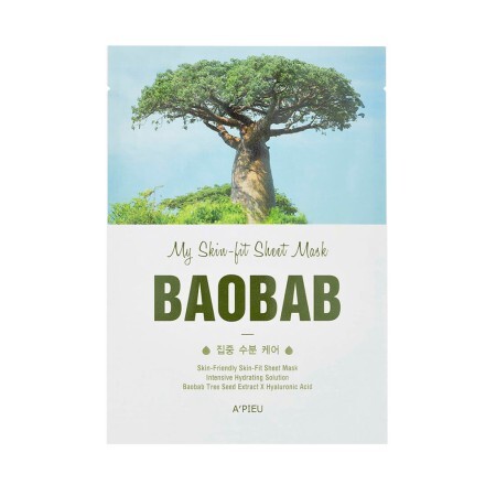 Тканинна маска для обличчя A'pieu My Skin-Fit Sheet Mask Baobab з екстрактом баобаба 25 г