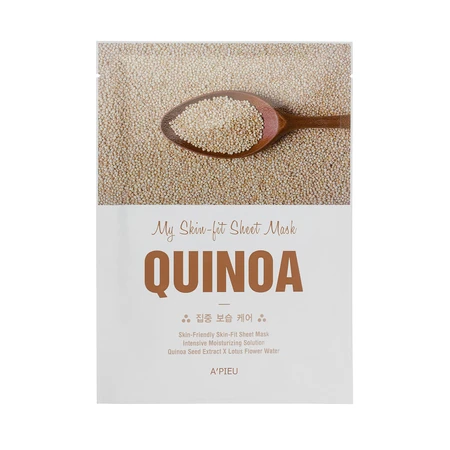 Тканевая маска для лица A'pieu My Skin-Fit Sheet Mask Quinoa с экстрактом киноа 25 г: цены и характеристики