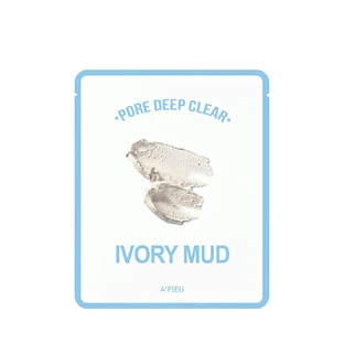 Тканинна маска Apieu Pore Deep Clear Ivory Mud Mask з каоліном, 15 мл