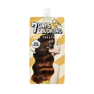 Тонирующая краска для волос Missha Seven Days Coloring Hair  Желтое золото, 25 мл