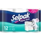 Туалетная бумага Selpak трехслойная 12 шт