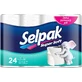 Туалетная бумага Selpak трехслойная, 24 шт