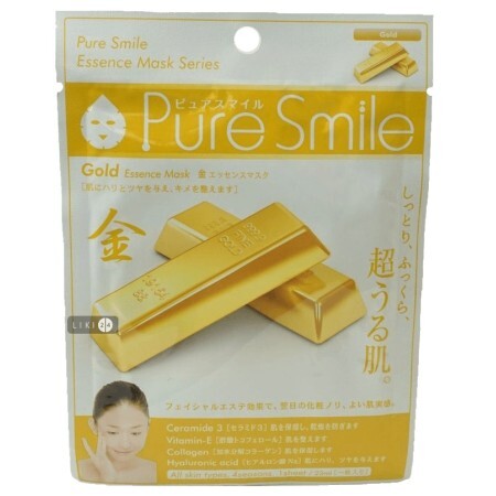 Зволожуюча маска з золотом Pure Smile Essence Mask Series Gold, 23 мл