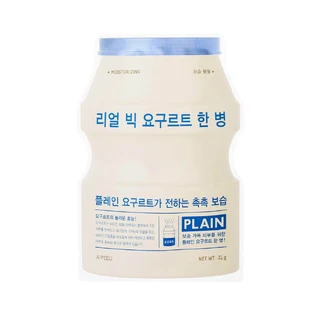 Увлажняющая тканевая маска Apieu Real Big Yogurt One-Bottle Moisturizing Face Mask Plain, 21 мл 