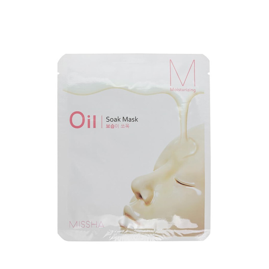 Зволожуюча тканинна маска Missha Oil-Soak Mask Moisturizing, 23 г: ціни та характеристики
