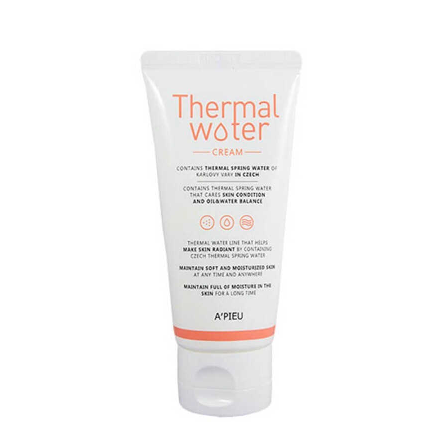 Зволожуючий крем Apieu Thermal Water Cream з термальною водою, 80 мл: ціни та характеристики