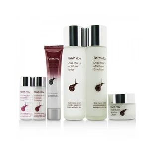 Увлажняющий набор для лица FarmStay Snail Mucus Skin Care 4 Set с экстрактом муцина улитки, 450 мл