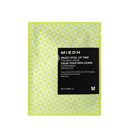 Заспокійлива маска для обличчя Mizon Enjoy Vital-Up Time Calming Mask, 25 мл: ціни та характеристики