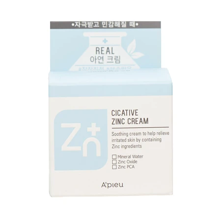 Крем для обличчя A'pieu Cicative Zinc Cream Зволожувальний 55 мл: ціни та характеристики