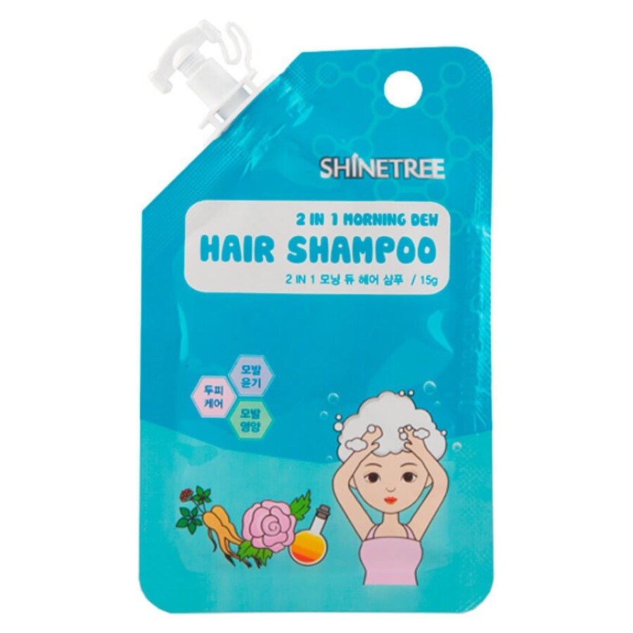 Шампунь для волос 2 в 1 Shinetree Sqeeze&Go 15 мл: цены и характеристики