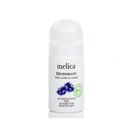 Кульковий дезодорант Melica Organic з екстрактом волошки, 50 мл