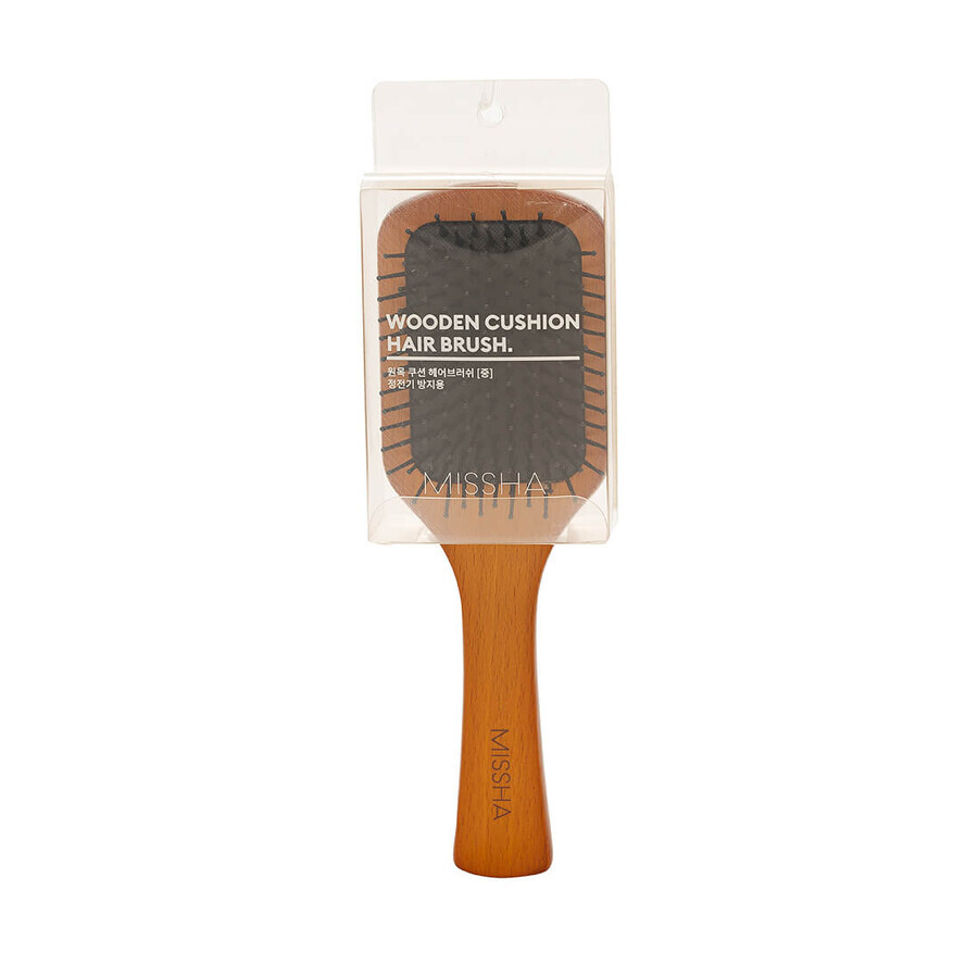 Щітка для волосся Missha Wooden Cushion Medium Hair Brush середня 1 шт: ціни та характеристики