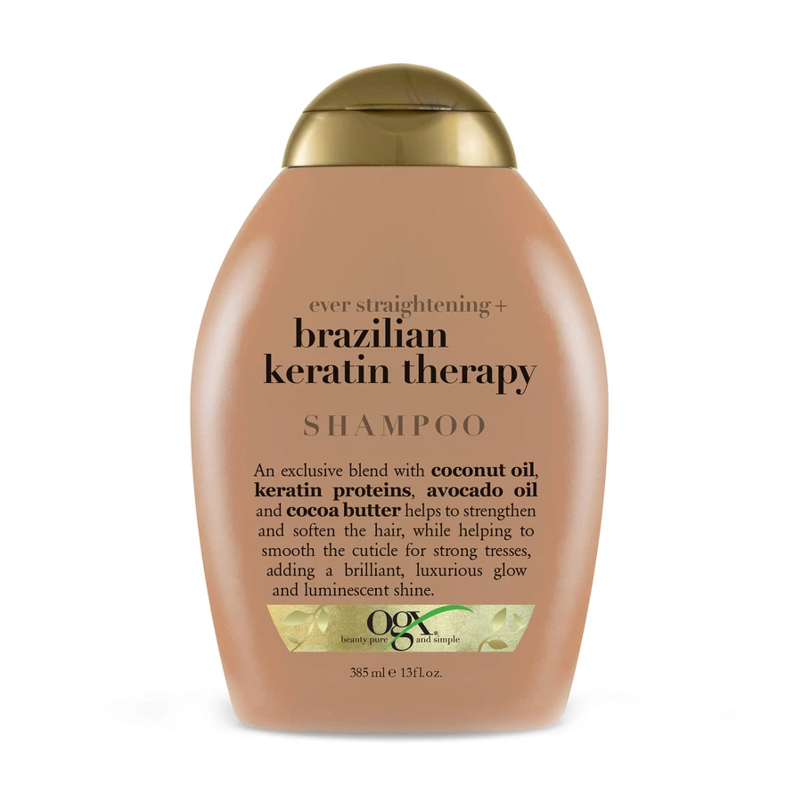 Шампунь OGX Ever Straightening Brazilian Keratin Therapy Разглаживающий Бразильский кератин 385 мл: цены и характеристики