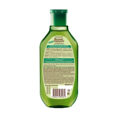 Шампунь Botanic Therapy Garnier для нормальных и склонных к жирности волос Масло чайного дерева, эвкалипта и Цитрус 400 мл: цены и характеристики
