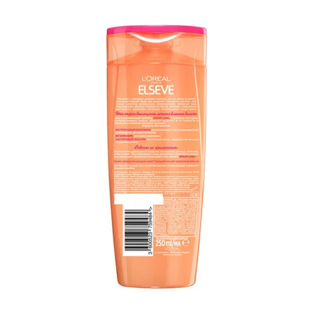 Шампунь Elseve L'Oreal Paris Дрім Лонг для довгого та пошкодженого волосся, 400 мл: ціни та характеристики