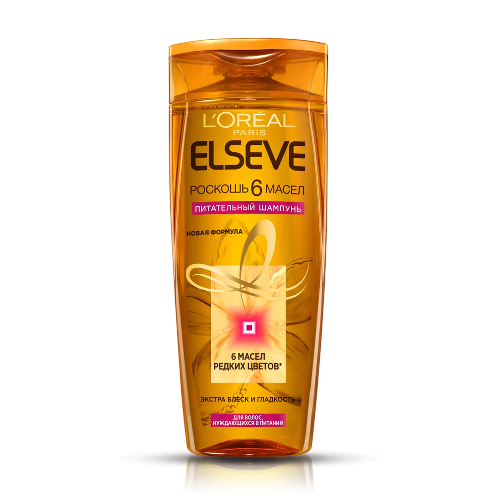Шампунь Elseve L'Oreal Paris Розкіш 6 Олій для всіх типів волосся, 400 мл: ціни та характеристики
