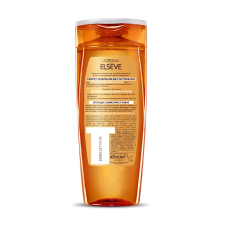 Шампунь Elseve L'Oreal Paris Розкіш Кокосової Олії для нормального волосся, 400 мл: ціни та характеристики