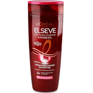 Шампунь для волосся Eleve Full Resist Arginine+Aminexil, зміцнювальний, 400 мл