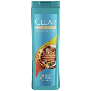Шампунь Clear Detox Проти лупи Зволожуючий 400 мл
