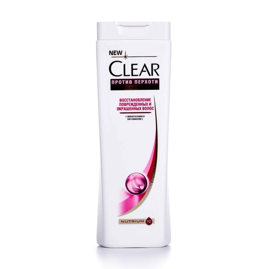 Шампунь Clear проти лупи Відновлення пошкодженого та Faрбованного волосся 200 мл: ціни та характеристики