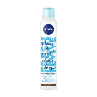 Сухой шампунь Nivea для темных волос, 200 мл