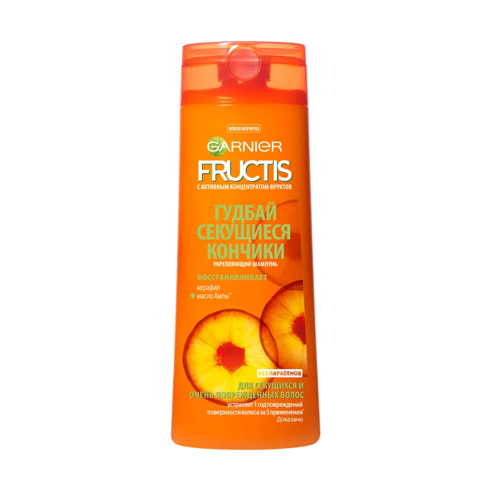 Шампунь Fructis Garnier Гудбай Посічені Кінчики для посіченого волосся всіх типів 400 мл: ціни та характеристики