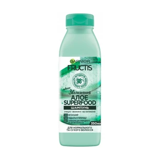 Шампунь для волосся Fructis Garnier Зволоження Алое Суперфуд, 350 мл