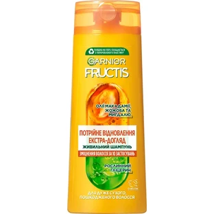 Шампунь-масло Fructis Garnier для дуже сухого та пошкодженого волосся Потрійне Відновлення 400 мл