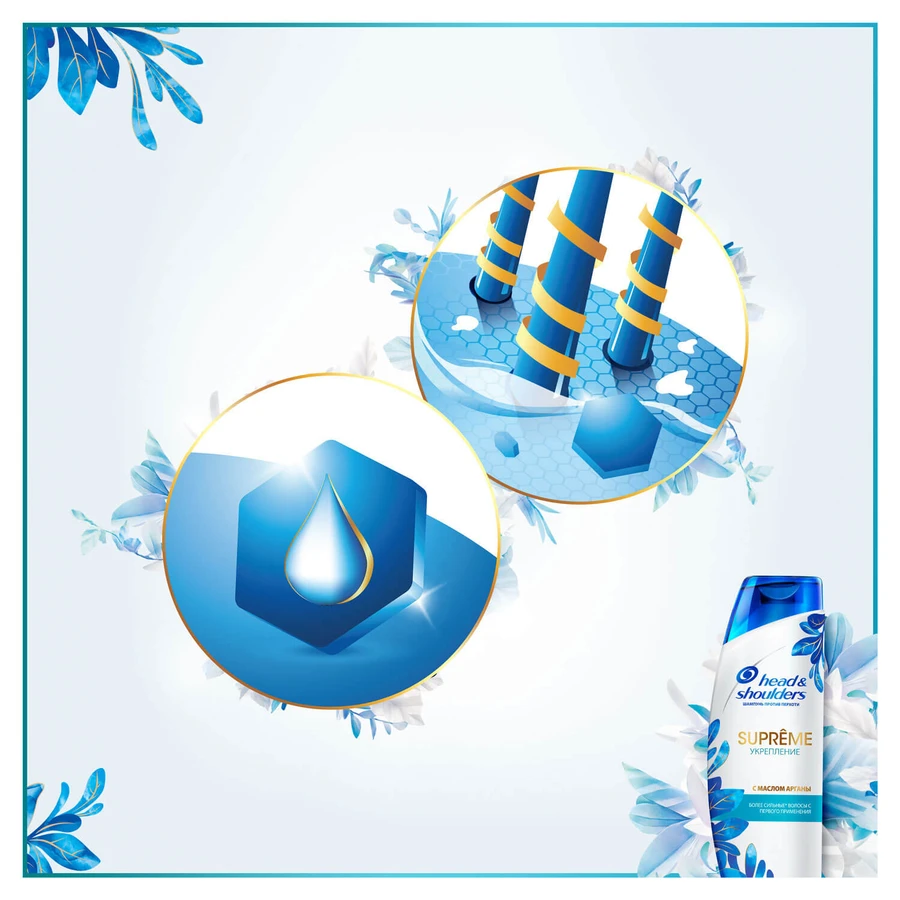 Шампунь Head & Shoulders проти лупи Supreme Гладкість 270 мл: ціни та характеристики
