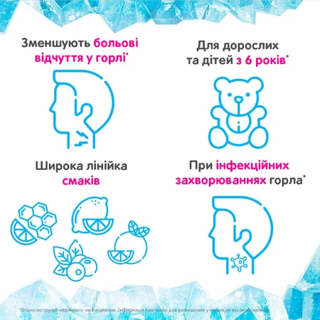 Гексорал лорсепт зі смаком апельсина льодяники стрип №8: ціни та характеристики