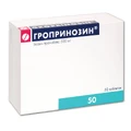 Гропринозин табл. 500 мг блистер, в коробке №50