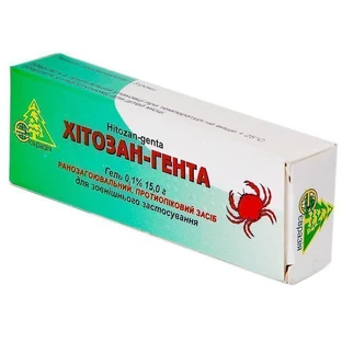 Хітозан-гента гель 0,1 % туба 15 г